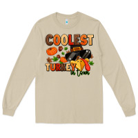 Mushroom coolest turkey in town Long Sleeve Tee - MaliasSmallBusiness