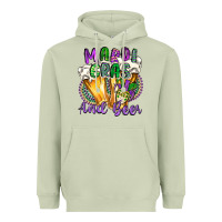 Matcha mardi gras and beer Heavyweight Hoodie - CowGirlArtShop