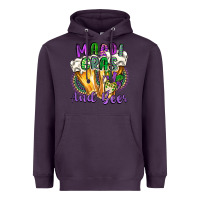 Plum mardi gras and beer Heavyweight Hoodie - CowGirlArtShop