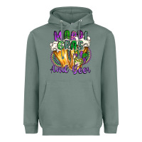 Sage mardi gras and beer Heavyweight Hoodie - CowGirlArtShop