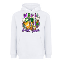 Mardi Gras And Beer Heavyweight Hoodie | Teevron