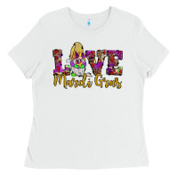 White love mardi gras gnome Ladies Tee - JahusDesignShop