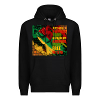 Black juneteenth 1865 because my ancestors werent free in 1776 tumbler Premium Hoodie - CowGirlArtShop