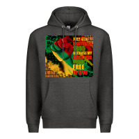 Charcoal Heather juneteenth 1865 because my ancestors werent free in 1776 tumbler Premium Hoodie - CowGirlArtShop