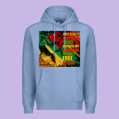 Juneteenth 1865 Because My Ancestors Werent Free In 1776 Tumbler Premium Hoodie Designed By Cowgirlartshop