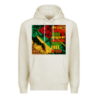 Oatmeal Heather juneteenth 1865 because my ancestors werent free in 1776 tumbler Premium Hoodie - CowGirlArtShop
