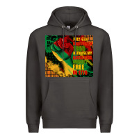 Smoke juneteenth 1865 because my ancestors werent free in 1776 tumbler Premium Hoodie - CowGirlArtShop
