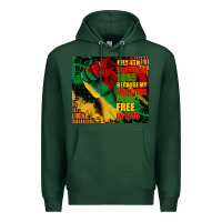 Sports Green juneteenth 1865 because my ancestors werent free in 1776 tumbler Premium Hoodie - CowGirlArtShop