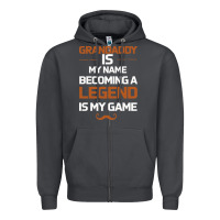 Smoke Grandaddy Is My Name Becoming A Legend Is My Game Zipper Hoodie - Bettercallsaul