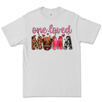 Dove Grey highland cow one loved mama Premium Tee - JahusDesignShop