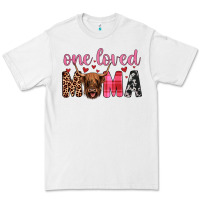 White highland cow one loved mama Premium Tee - JahusDesignShop