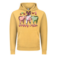 Vintage Mustard happy easter dental Vintage Hoodie - RanaPortraitStore