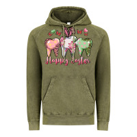 Vintage Olive happy easter dental Vintage Hoodie - RanaPortraitStore