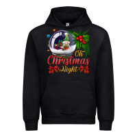 Black oh christmas night snow globe Urban Hoodie - BundleAndBundleShop