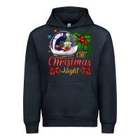 Navy oh christmas night snow globe Urban Hoodie - BundleAndBundleShop