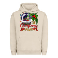 Pigment French Oak oh christmas night snow globe Urban Hoodie - BundleAndBundleShop