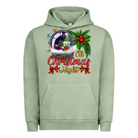 Pigment Oil Green oh christmas night snow globe Urban Hoodie - BundleAndBundleShop