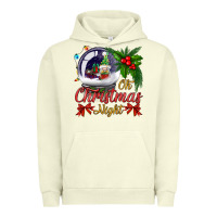 Pigment Pistachio oh christmas night snow globe Urban Hoodie - BundleAndBundleShop