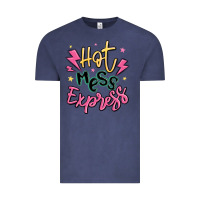 Vintage Denim hot mess express Vintage Tee - MaliasSmallBusiness