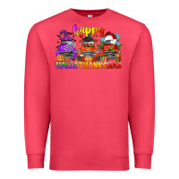 Happy Hallothanksmas Truck Premium Sweatshirt | Teevron