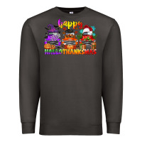 Smoke happy hallothanksmas truck Premium Sweatshirt - CowGirlArtShop