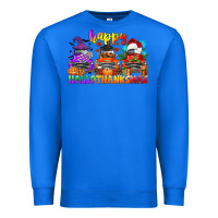 True Royal happy hallothanksmas truck Premium Sweatshirt - CowGirlArtShop