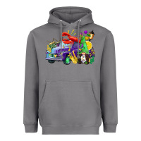 Storm mardi gras gnome on the truck Heavyweight Hoodie - CowGirlArtShop