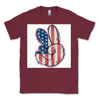 Burgundy small business filigran Classic Tee - MaliasSmallBusiness