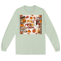 Matcha fall vibes coffee Long Sleeve Tee - MaliasSmallBusiness