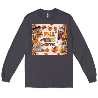 Smoke fall vibes coffee Long Sleeve Tee - MaliasSmallBusiness