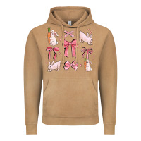 Vintage Camel pink ribbons with rabbits Vintage Hoodie - MaliasSmallBusiness