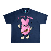 Navy so peepin boujee stanley  belt bag inspired Urban Heavy Tee - MaliasSmallBusiness