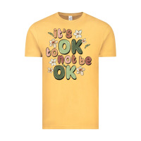 Vintage Mustard it's ok to not be ok Vintage Tee - MaliasSmallBusiness
