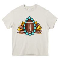 Cream football gemstone sunflower Heavy Core Tee - JahusDesignShop