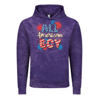 Cloud Purple all american boy Vintage Hoodie - MaliasSmallBusiness
