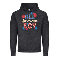 Vintage Black all american boy Vintage Hoodie - MaliasSmallBusiness