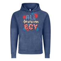 Vintage Denim all american boy Vintage Hoodie - MaliasSmallBusiness