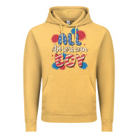 Vintage Mustard all american boy Vintage Hoodie - MaliasSmallBusiness