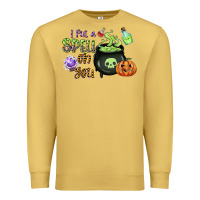 Antique Gold i put a spell on you Premium Sweatshirt - CowGirlArtShop