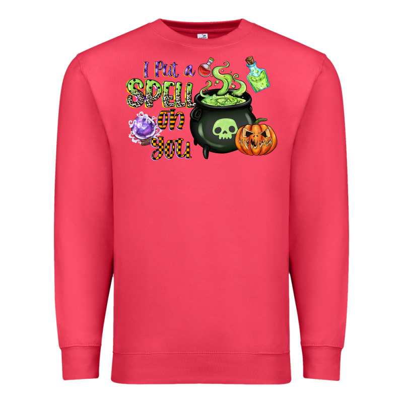 I Put A Spell On You Premium Sweatshirt by CowGirlArtShop | Teevron