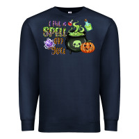Navy i put a spell on you Premium Sweatshirt - CowGirlArtShop