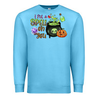 Ocean Blue i put a spell on you Premium Sweatshirt - CowGirlArtShop