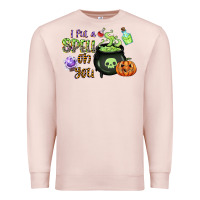 Pale Pink i put a spell on you Premium Sweatshirt - CowGirlArtShop