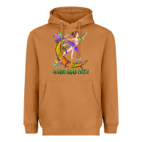 Meerkat mardi gras cutie Heavyweight Hoodie - CowGirlArtShop