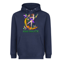 Navy mardi gras cutie Heavyweight Hoodie - CowGirlArtShop