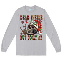 Moon Dust Dead inside but jolly af Long Sleeve Tee - NancyCooperArtShop