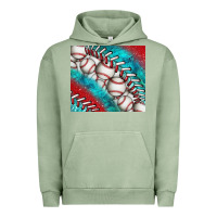 Pigment Oil Green baseball and gemstone tumbler Urban Hoodie - BundleAndBundleShop