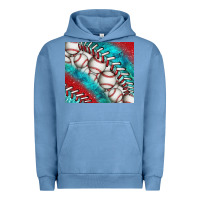 Pigment Pebble Blue baseball and gemstone tumbler Urban Hoodie - BundleAndBundleShop