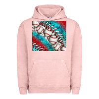 Pigment Salmon baseball and gemstone tumbler Urban Hoodie - BundleAndBundleShop
