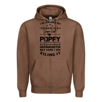 Chestnut Super Cool Poppy Of A Freaking Awesome Granddaugh Zipper Hoodie - Bettercallsaul
